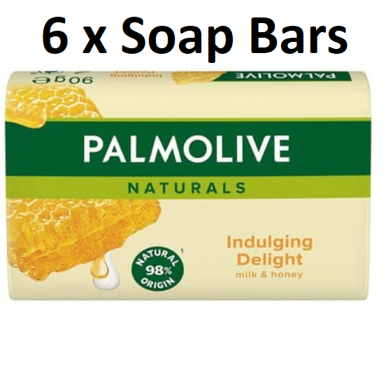 Palmolive Naturals Olive Soap 90g & Milk & Honey Soap 90g – Choose Your Variant