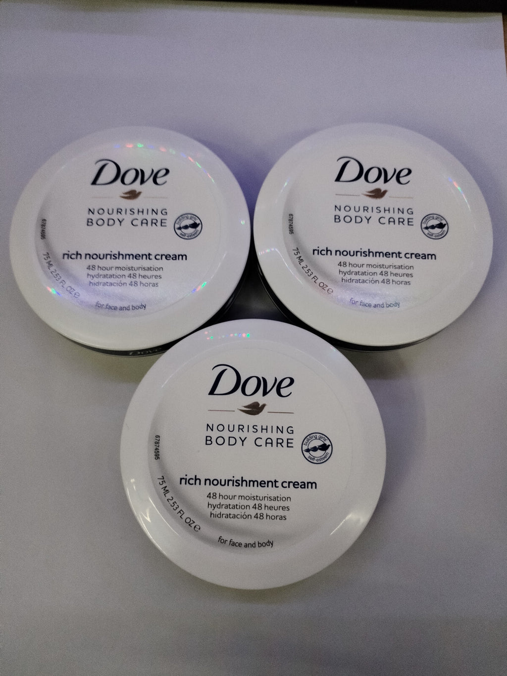 72H Dove Rich Nourishment Cream 75ml Great Saving Deals – 3, 6, or 12 Pack 🌿