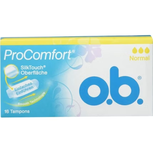 🌸 o.b. ProComfort Tampons – Normal | 16, 32, 64, or 96 Tampons | Extra Savings!