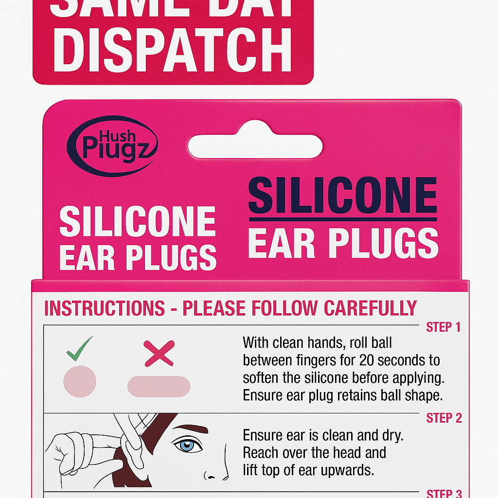 7 Pairs – Adult Custom Moldable Soft Silicone Putty Swimming & Sleeping Earplugs