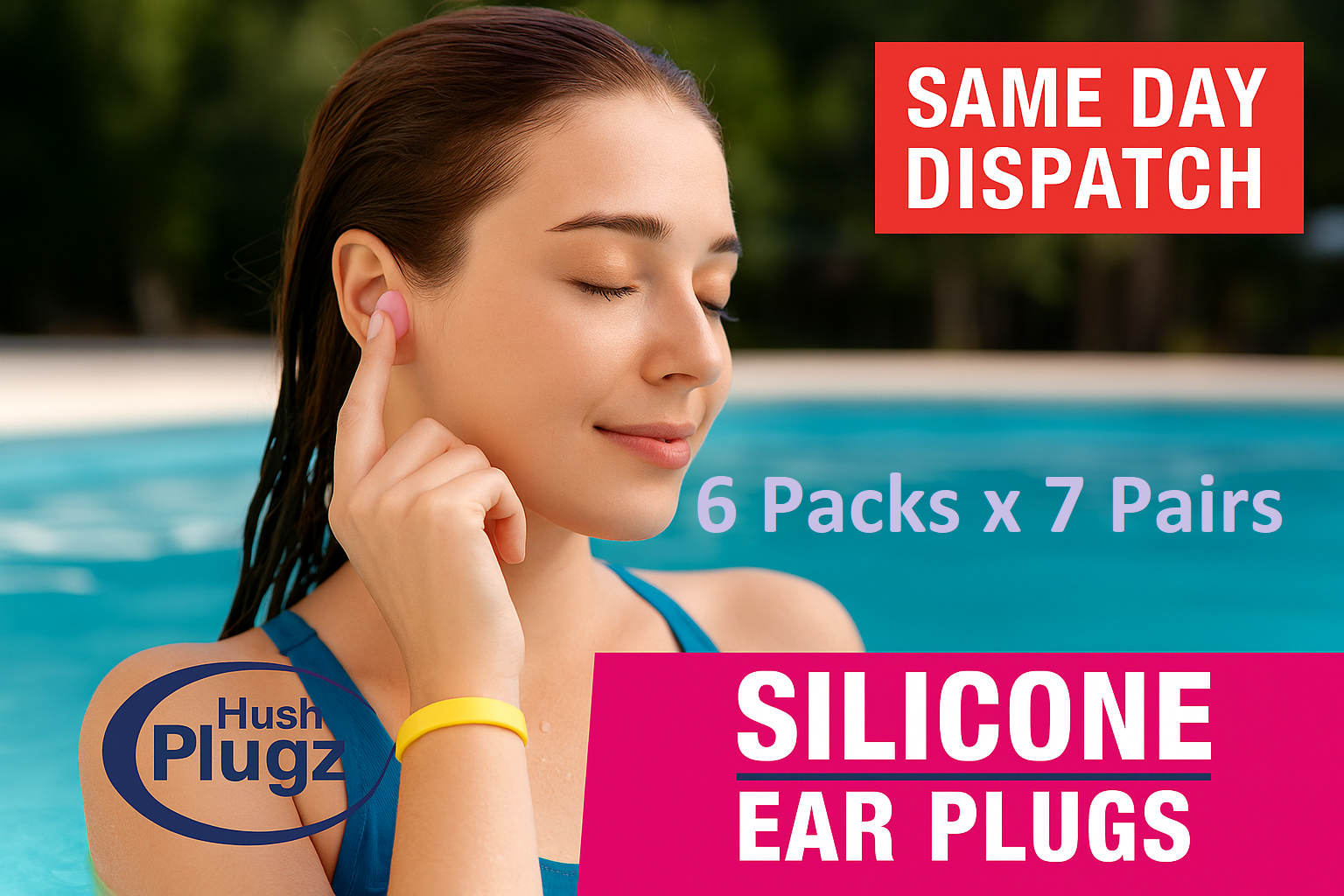 6 Packs – 7 Pairs Adult Custom Moldable Soft Silicone Putty Swimming & Sleeping