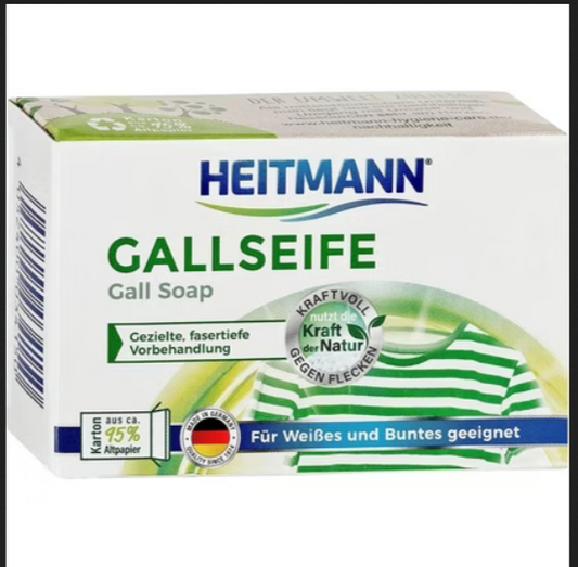 Heitmann Gallseife Gall Soap 100g – 3 Pack – Stain Remover Bar