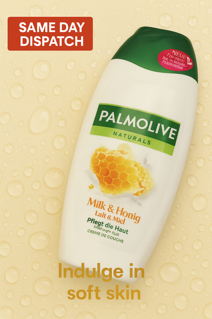 Palmolive Shower Gel 250ml – Olive & Milk / Milk & Honey / Coconut / Wellness Massage
