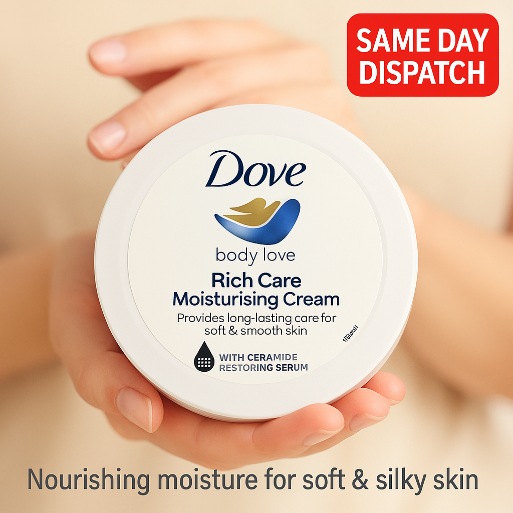 1 × Dove Rich Nourishment Cream 150ml – 72H Moisture Body Cream