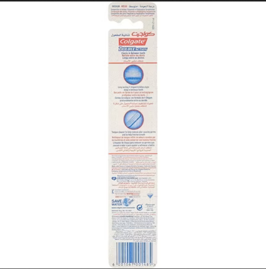 2 x Brushes Colgate Double Action Toothbrush – Total Effective Cleaning