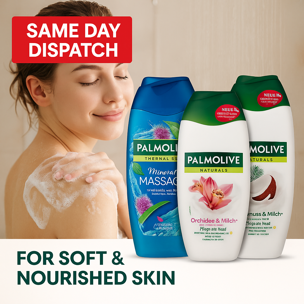 Palmolive Wellness Massage Shower Gel 250ml with Sea Salt, Aloe Extract